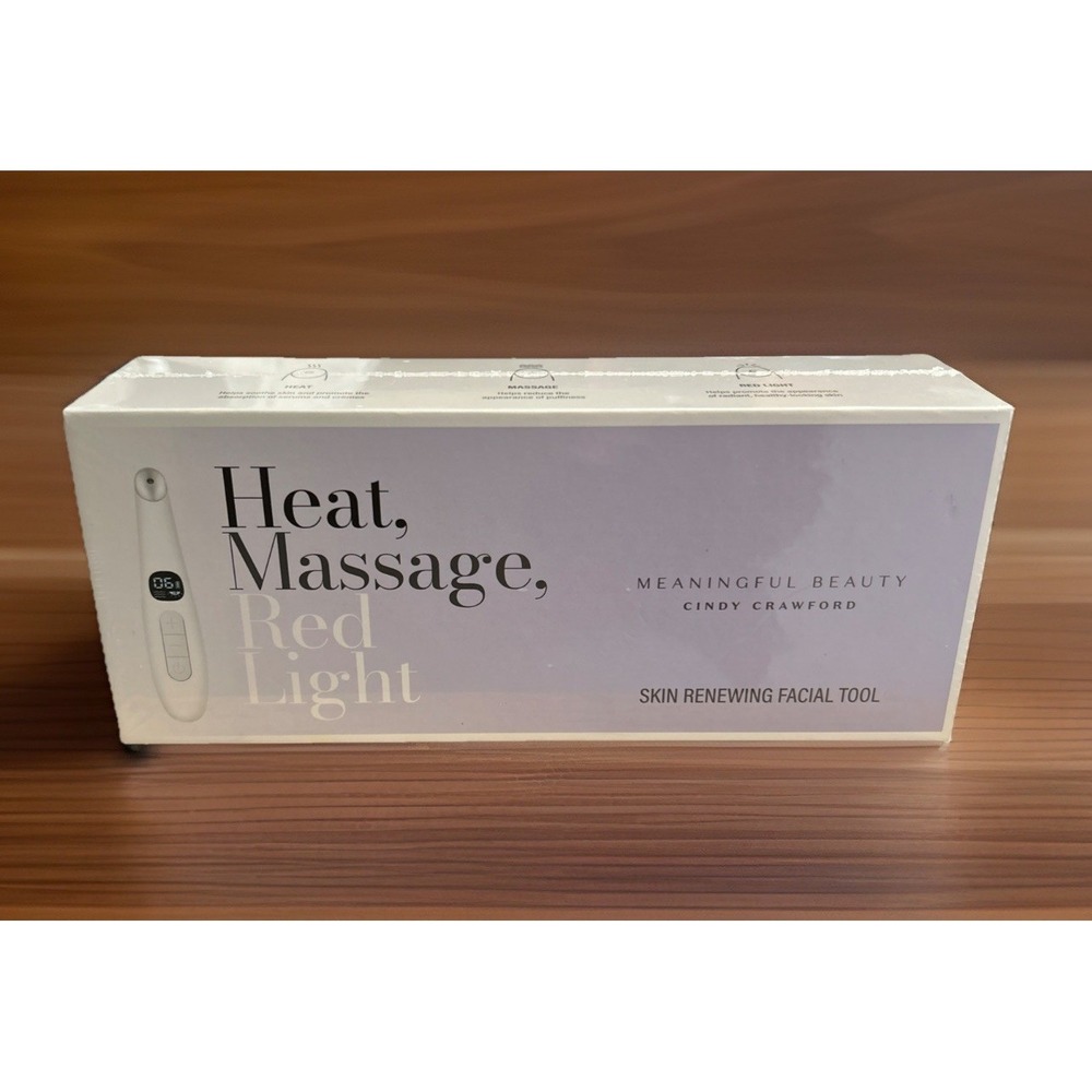 Meaningful Beauty Skin Renewing Facial Tool Heat Massage and Red Light Sealed - Picture 2 of 7